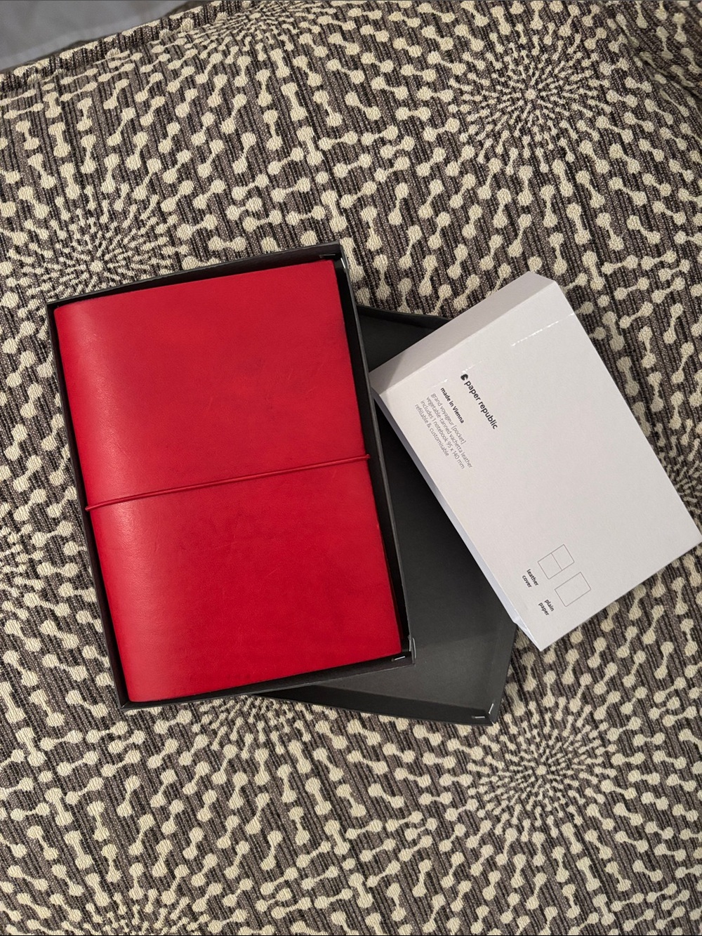 Paper Republic Pocket Grand Voyageur Leather Travelers Notebook Red Planner Cvr